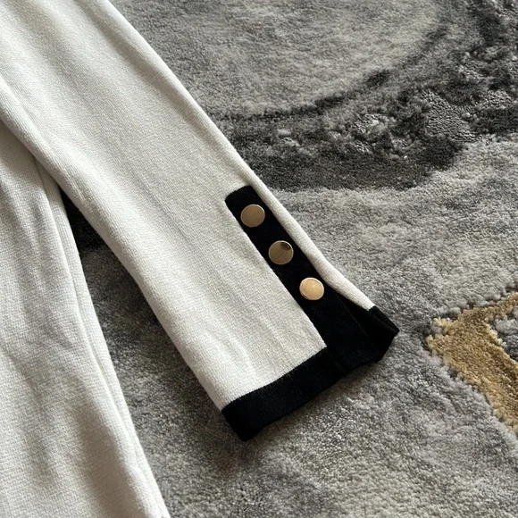 ZARA Cardigan Dress with Gold Buttons size S - Picture 4 of 4